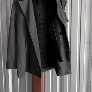 Men's Gray Pea Coat